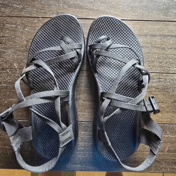 Chaco Black Strappy Sandals for Women - Picture 2 of 6